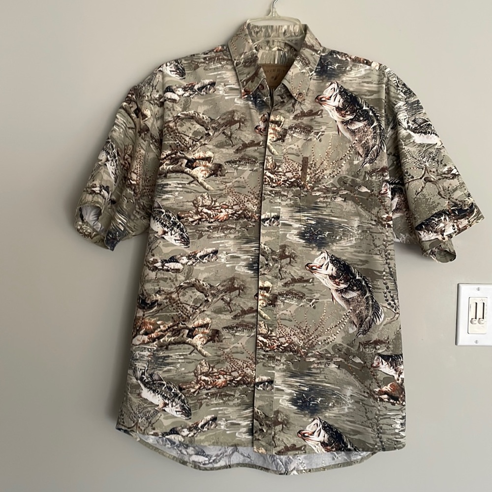 North River Outfitters shirt button down bass